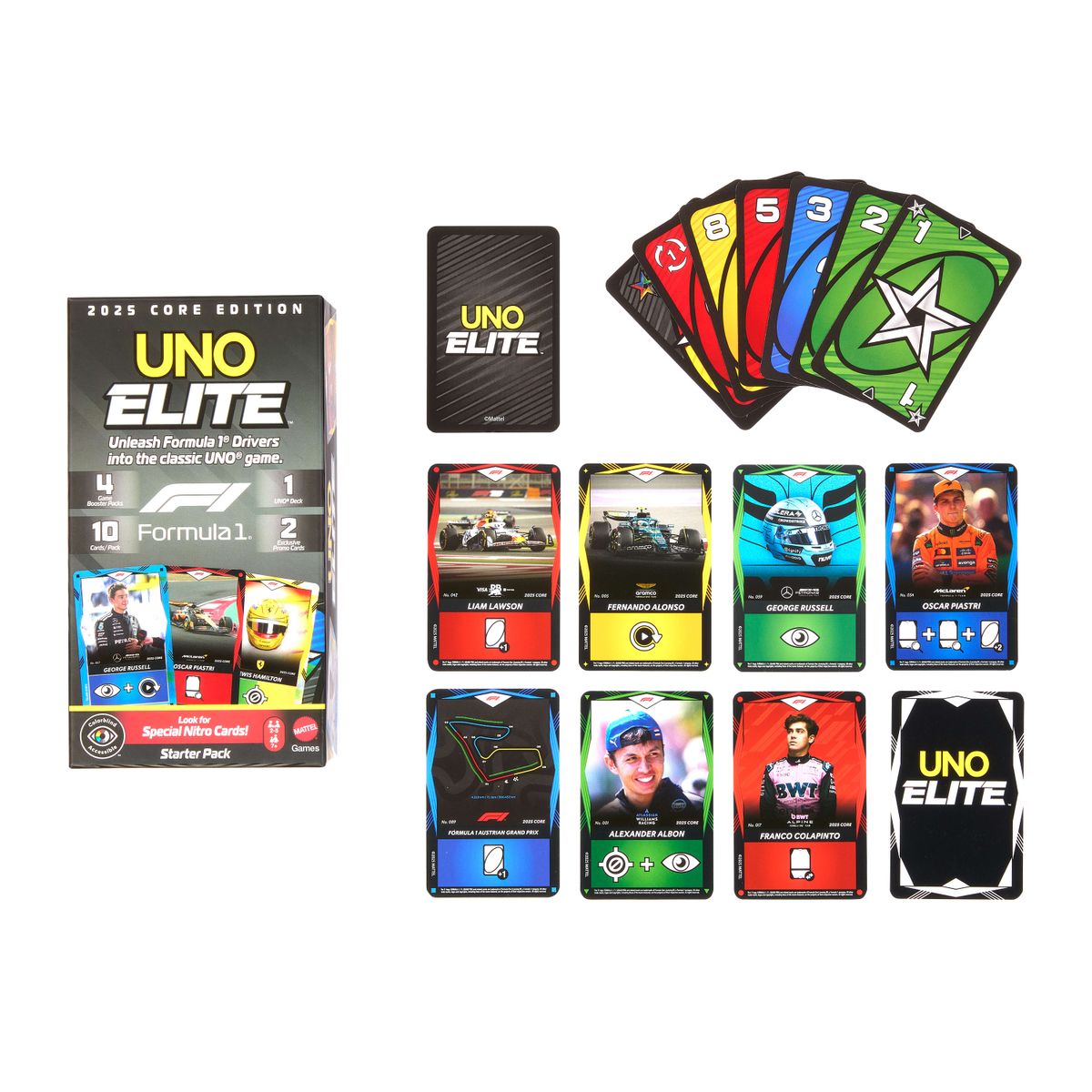 MATTEL GAMES UNO ELITE F1 STARTER PACK