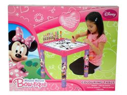 Mesa colorear Minnie