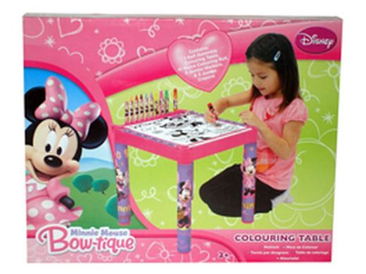 Mesa colorear Minnie