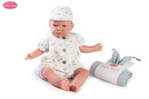 Mi Primer Reborn Bertín Con Mantita Y Gorra