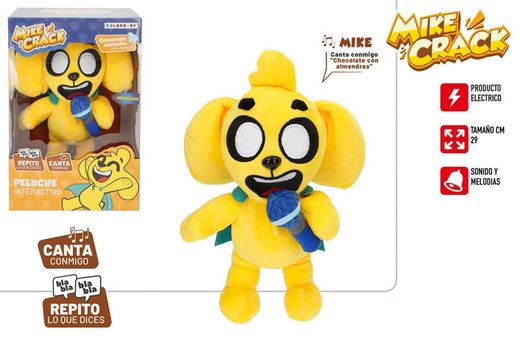 MIKECRACK-PELUCHE MIKECRACK INTERACTIVO 29 CM