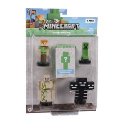 MINECRAFT FIGURA  PACK DE 5 SDO BLISTER