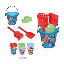 MINI CONJUNTO PLAYA TRANSPARENTE PECES