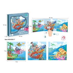 MINI MAGNETIC BOOK PIRATA 3x20 PZAS