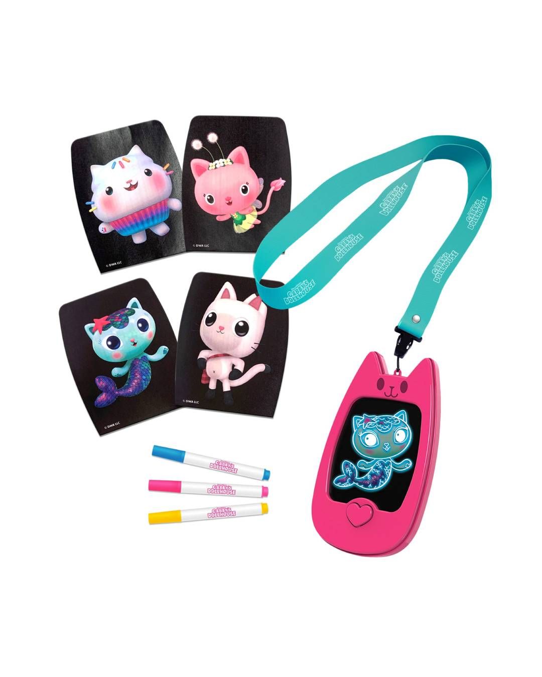 MINI PIZARRA LUMINOSA LA CASA DE MUÑUCAS DE GABBY