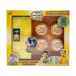 MINI WORLD SET NEVERA CON 4 CAPSULAS