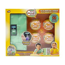 MINI WORLD SET NEVERA CON 4 CAPSULAS