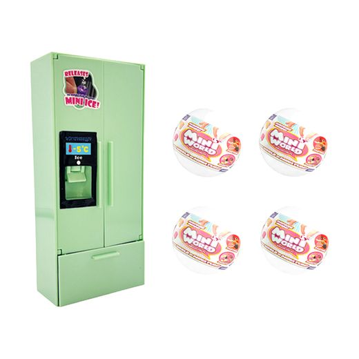 MINI WORLD SET NEVERA CON 4 CAPSULAS