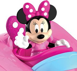 Figura articulada de Minnie com veículo