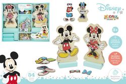 Minnie Juego Vestidos Madera Magnetico