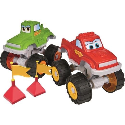 MONSTER TRUCKS C/RED RUEDAS BLANDAS