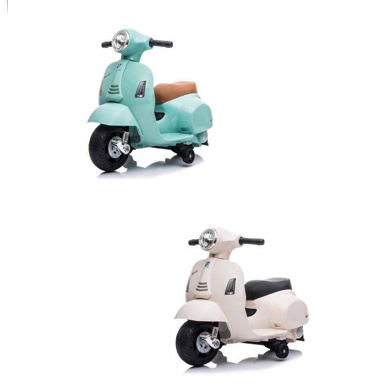 MOTO VESPA BATERIA VERDE/BLANCA 12V