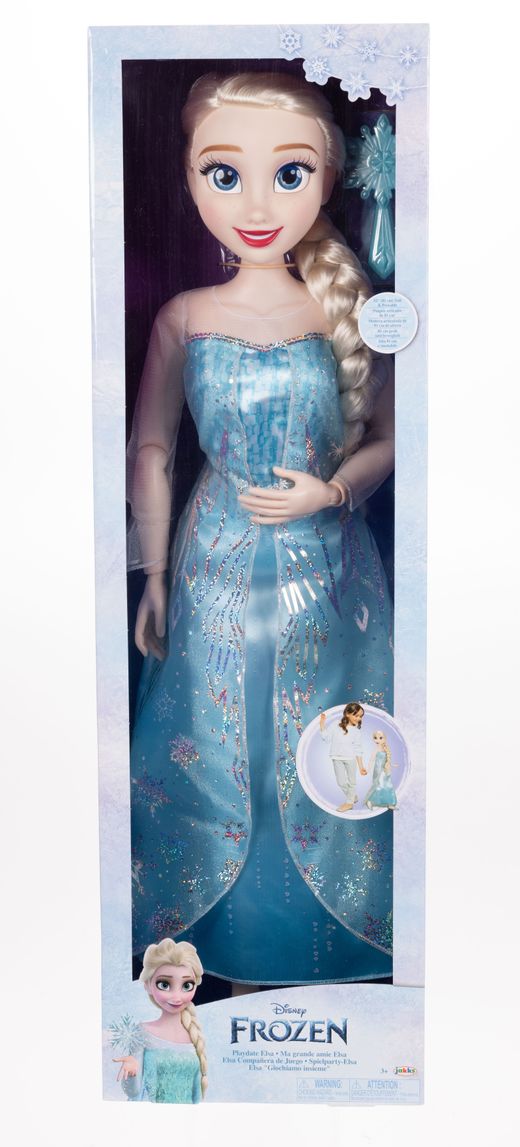 MUÑECA DISNEY ELSA 80CM CON ACCESORIOS