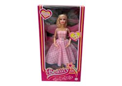 MUÑECA MANIQUI VESTIDO ROSA