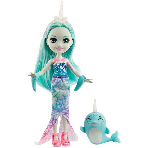 Muñeca Naddie Narwhal Y Sword Enchantimals