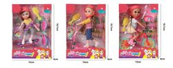 MUÑECA NINI LOVE 15CM PATINETE/BICI/MONOPATIN SURT