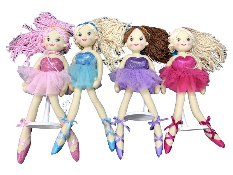 Muñeca Trapo Bailarina 40 cm — DonDino juguetes