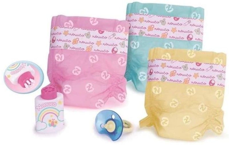 Muñeco Nenuco Pack de Pañales De Colores