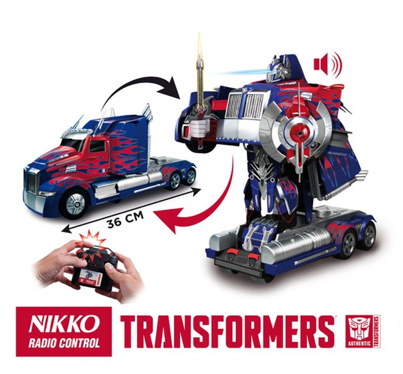 Toy Coche Transformer Teledirigido Optimus Priem Coche Transforme