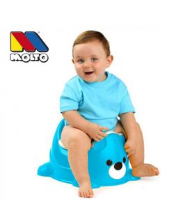 Urinol azul urso