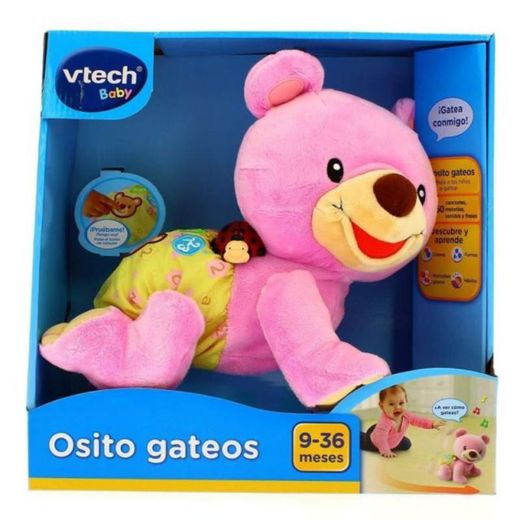 Osito gateos rosa