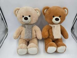 OSO PELUCHE C/BUFANDA 50 CMS 2 COLORES