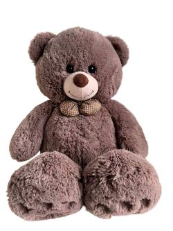 OSO PELUCHE MARRON 80 CM C/LAZO