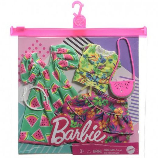 Pack 2 Barbie Moda Surt.