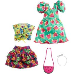 Pack 2 Barbie Moda Surt.