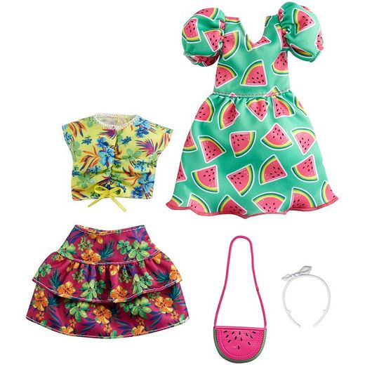 Pack 2 Barbie Moda Surt.