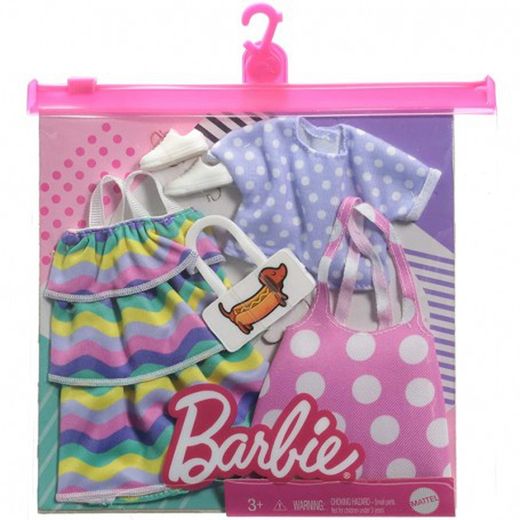 Pack 2 Barbie Moda Surt.