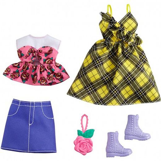 Pack 2 Barbie Moda Surt.