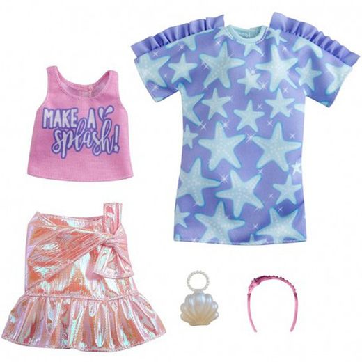 Pack 2 Barbie Moda Surt.