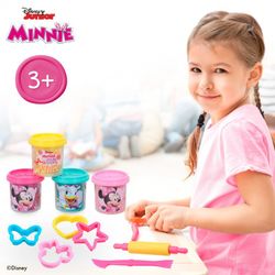 Pack 4 B. Plasticine 110g. Moules Et Outils Minnie