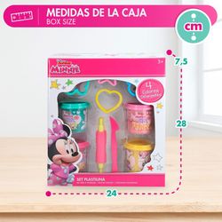 Pack 4 B. Plasticine 110g. Moules Et Outils Minnie