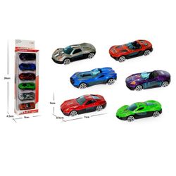 PACK 6 COCHES METAL