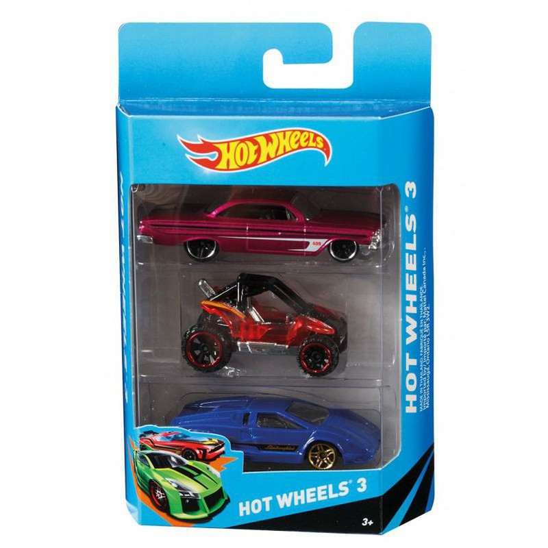 Pack 5 vehiculos hot wheels surt. Juguetes Don Dino