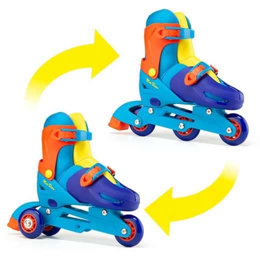 PATIN EN LINEA CONVERTIBLE AZUL
