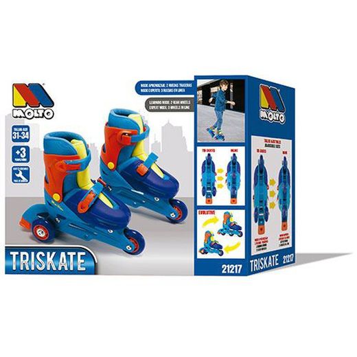 PATIN EN LINEA CONVERTIBLE AZUL