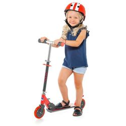Patinete 2 Ruedas Plegable Rojo