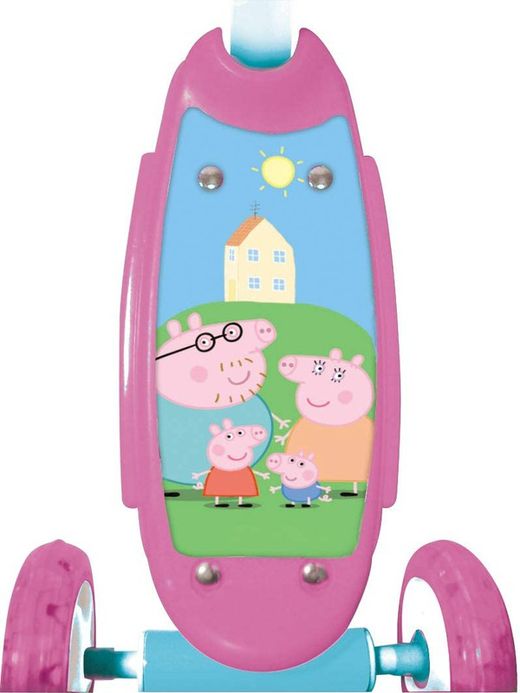 Cochon peppa scooter 3 roues