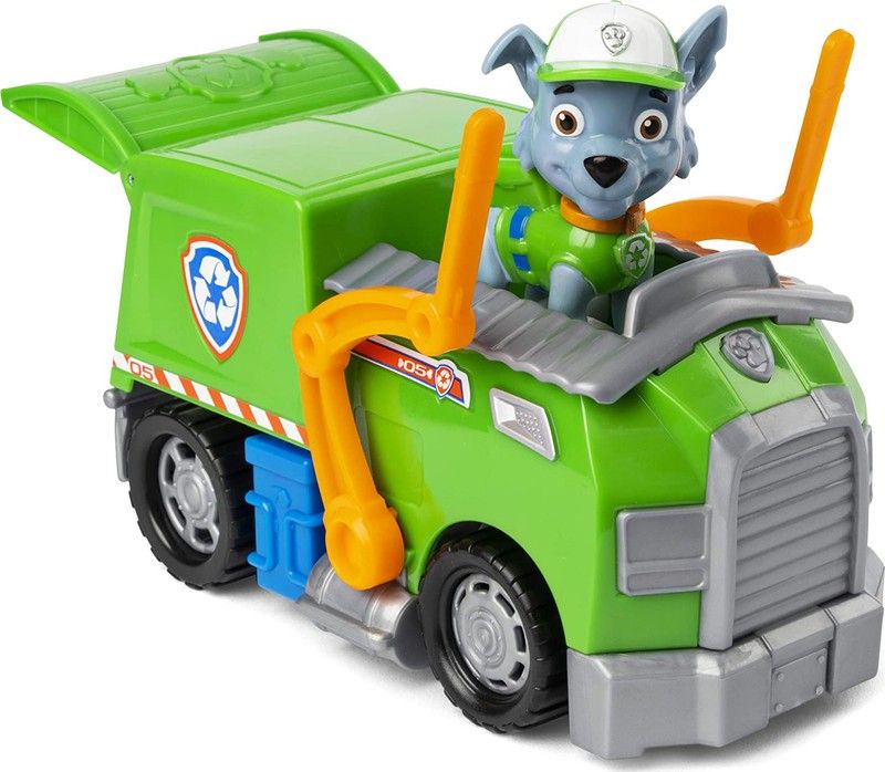 Camión Rocky Paw Patrol Juguete Paw Patrol Camion De Reciclaje Rocky