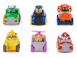 PAW PATROL PACK 6 VEHICULOS PUP SQUAD RACER