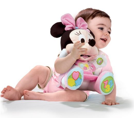 Baby Minnie educatieve knuffel