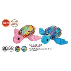 PELUCHE TORTUGA MOSAICO SURT 25CM BARCELONA