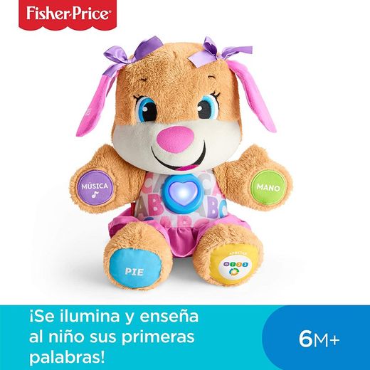 Fisher-Price Ríe y aprende Perrita primeros descubrimientos