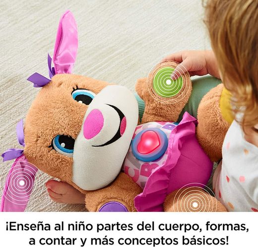Fisher-Price Ríe y aprende Perrita primeros descubrimientos