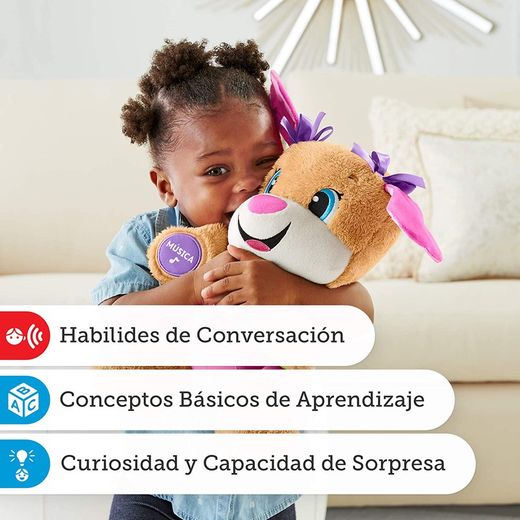 Fisher-Price Ríe y aprende Perrita primeros descubrimientos