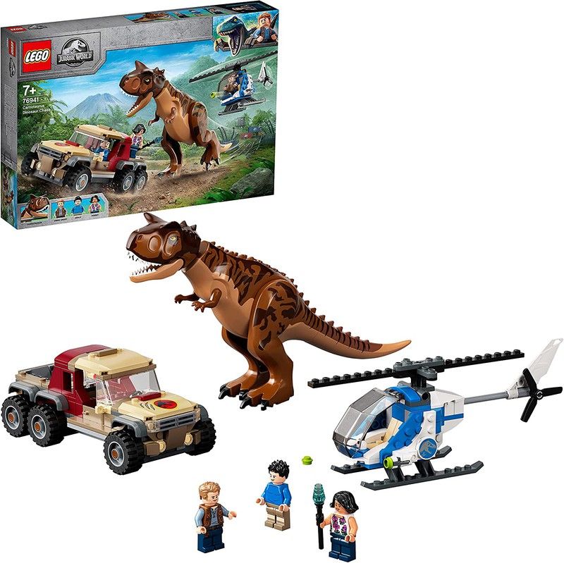 Lego jurassic world persecucion en helicoptero hotsell