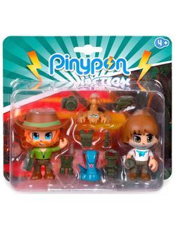 Pinypon Action. Wild. 2 Figuras Y Animales.